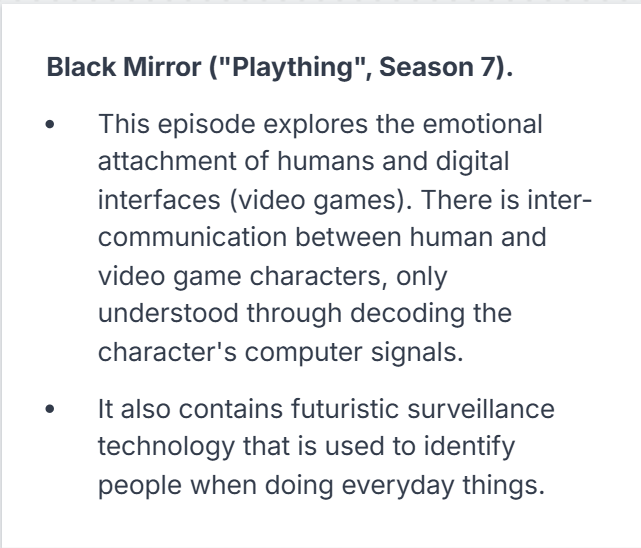 Blackmirror Episode notes